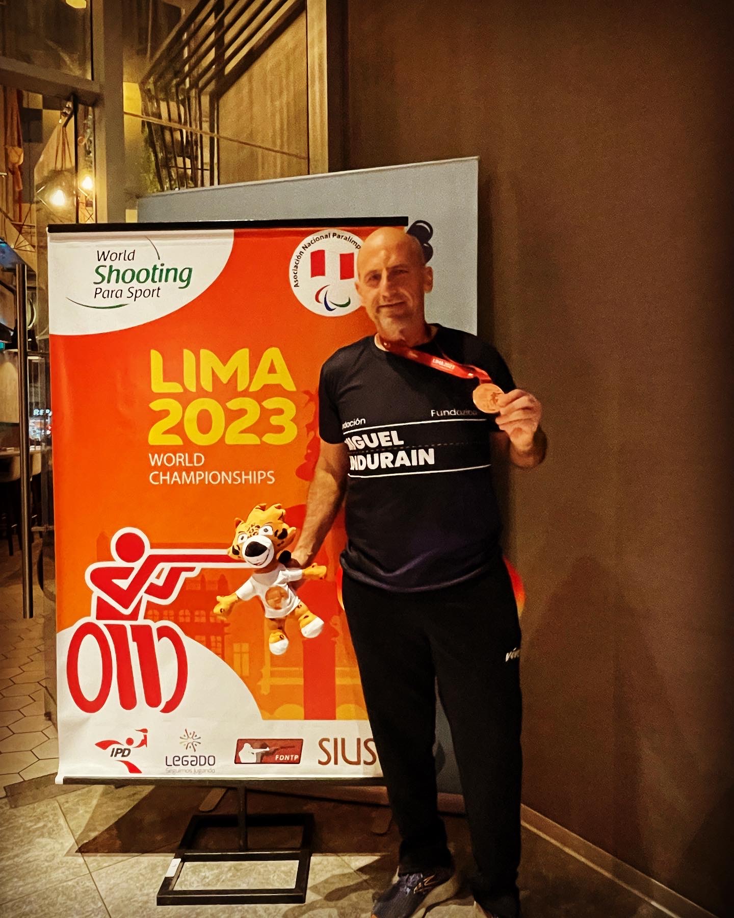 Iñaki Olóriz se colgó la medalla de bronce en los Campeonatos del Mundo de Tiro Paralímpico